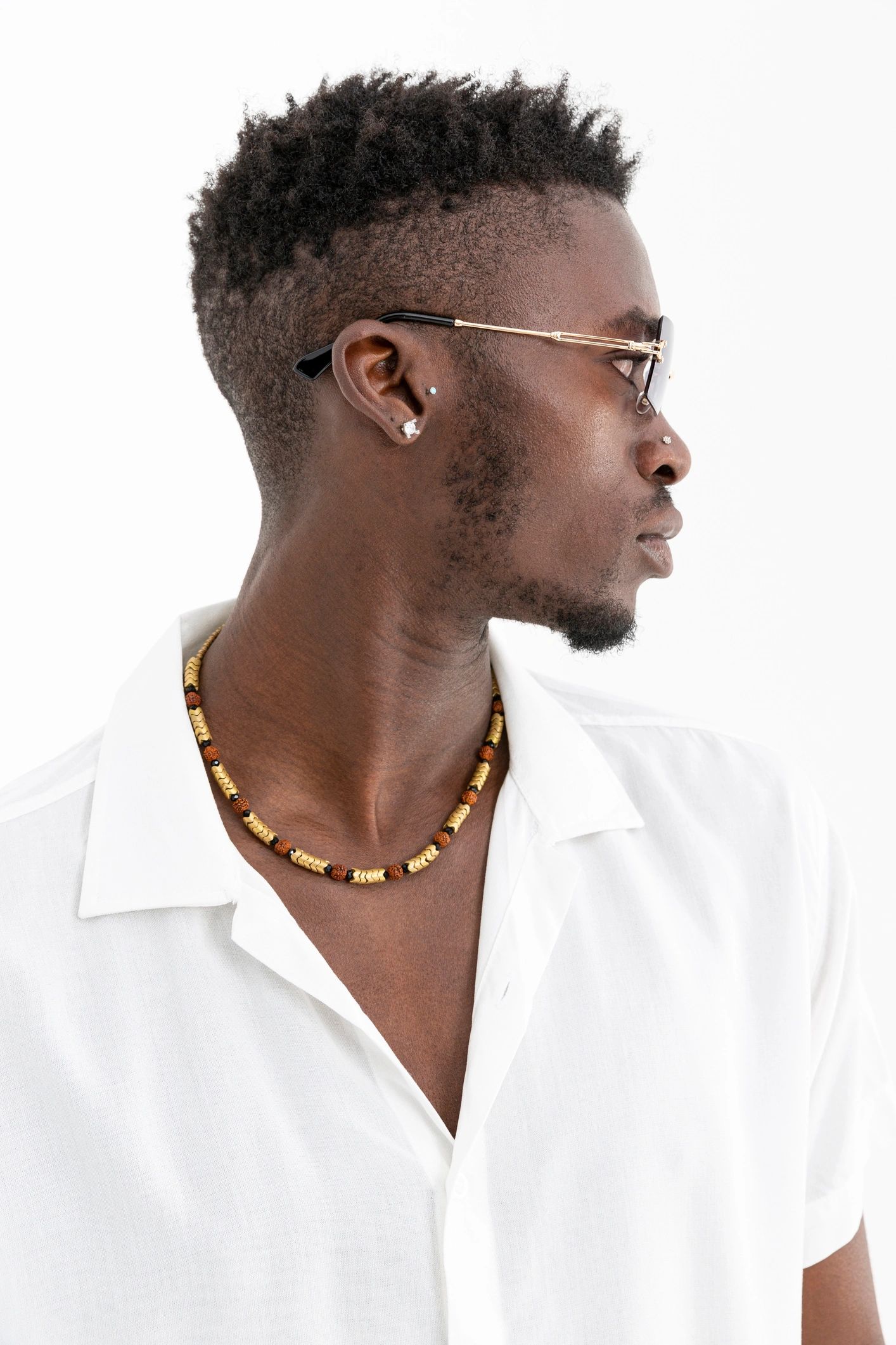 wire beaded men's jewelry