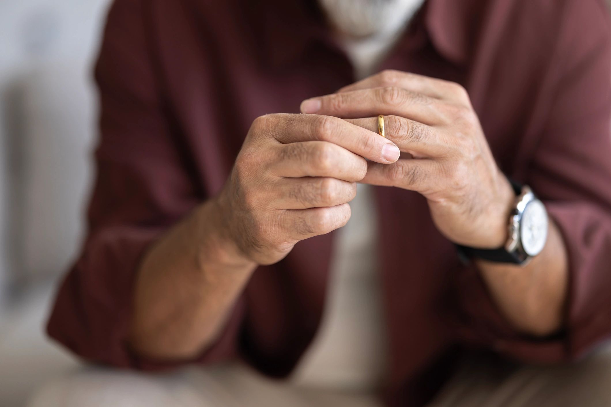 minimal beaded rings for men