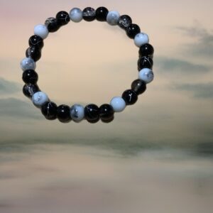 Obsidian Frost Bracelet